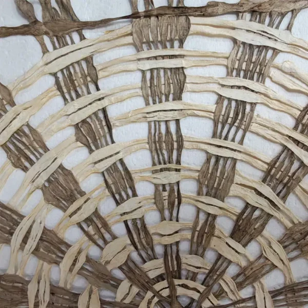 Hand-Assembled Bark Strip Wall Art Core - Image 3