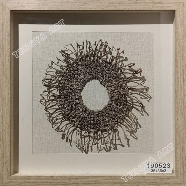 Bark Hand - Woven Circular Wall Art