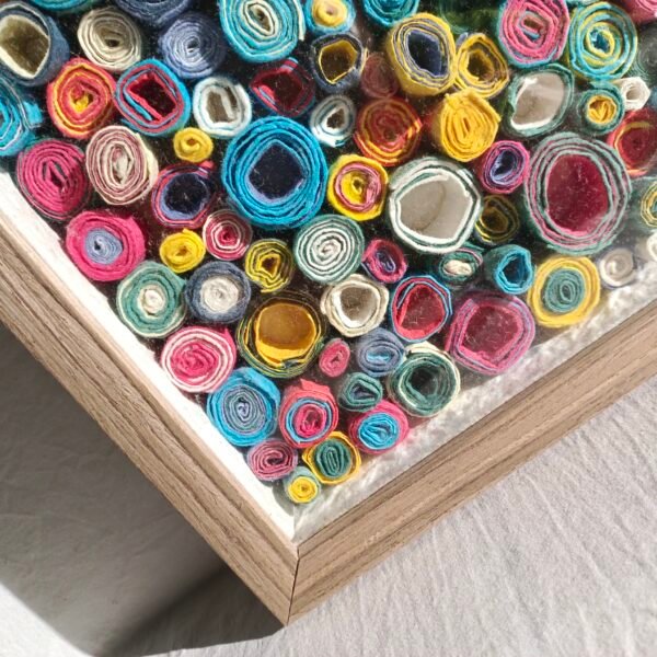 ⁦Vibrant Quilled Paper Wall Art⁩ - الصورة ⁦2⁩