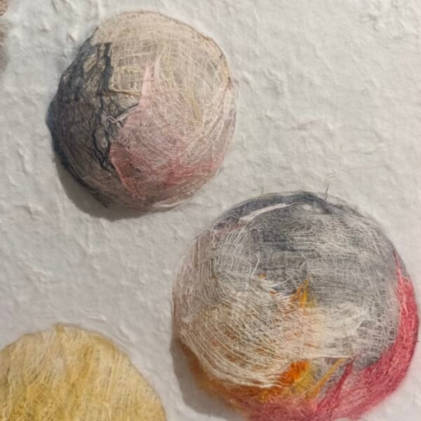 Creative Bark Colored Round Wall Art - Image 4