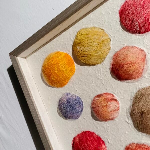 Creative Bark Colored Round Wall Art - Image 3