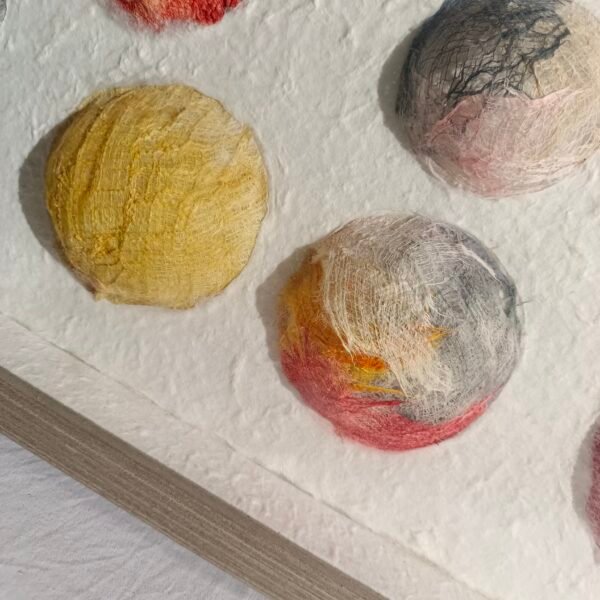 Creative Bark Colored Round Wall Art - Image 2