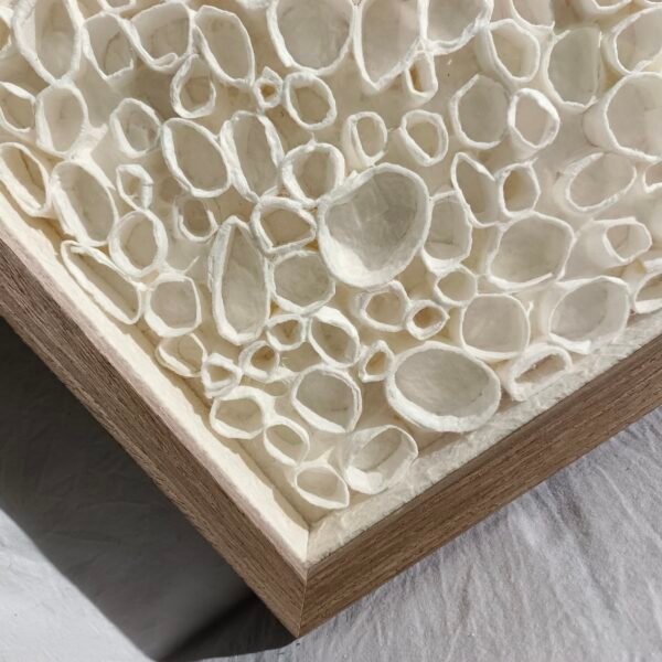 White Minimalist Paper Wall Art‌ - Imagen 4