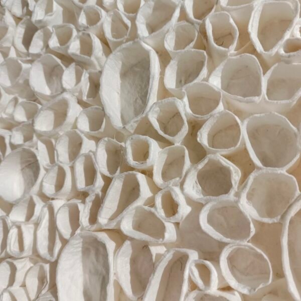 White Minimalist Paper Wall Art‌ - Imagen 3