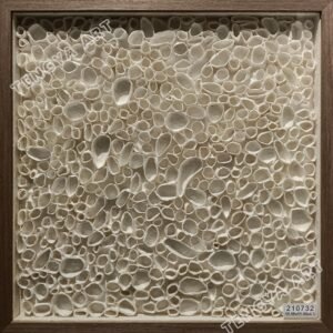 White Minimalist Paper Wall Art