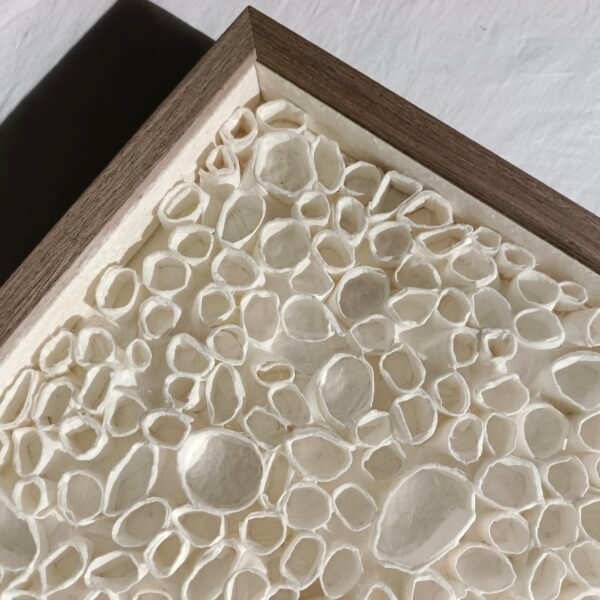White Minimalist Paper Wall Art‌ - Imagen 2