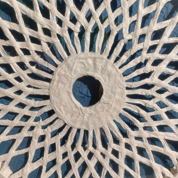 ⁦Paper Sun Wheel 3D Wall Art⁩ - الصورة ⁦4⁩