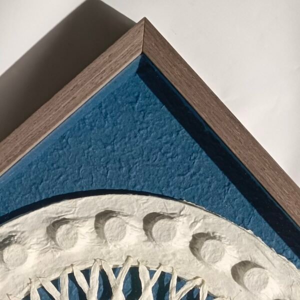 ⁦Paper Sun Wheel 3D Wall Art⁩ - الصورة ⁦2⁩