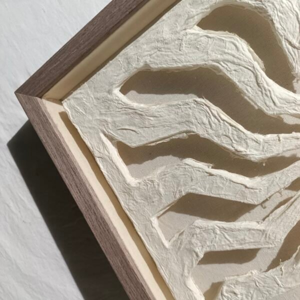 Paper Spiral Shadow Box Wall Art - Image 3