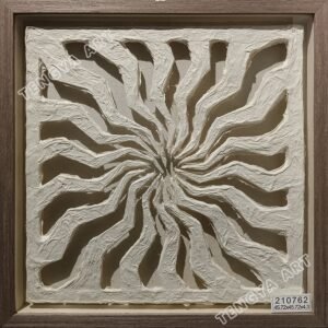 Paper Spiral Shadow Box Wall Art