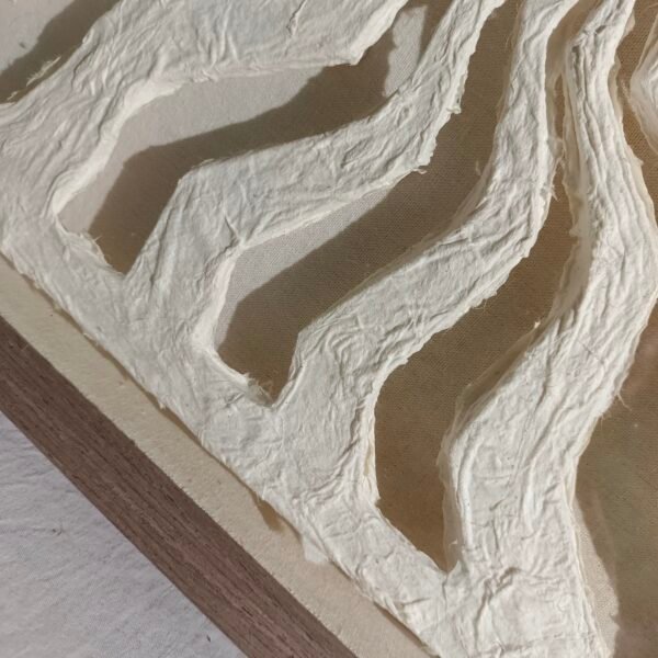 Paper Spiral Shadow Box Wall Art - Image 2