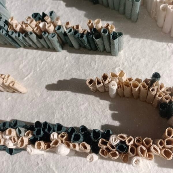 Paper Handmade Stacked Wall Art - Imagen 3