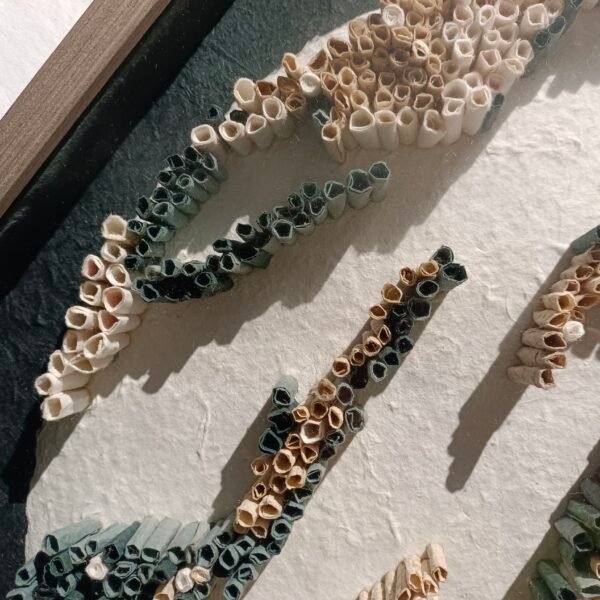 Paper Handmade Stacked Wall Art - Imagen 2