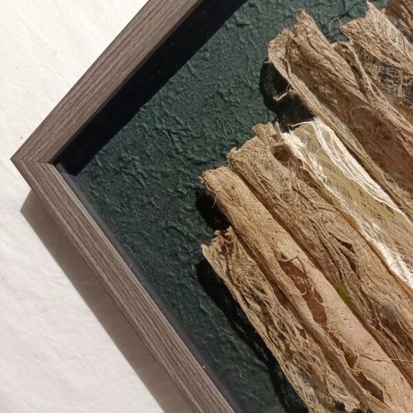 Handmade Minimalist Bark Wall Art - Imagen 3