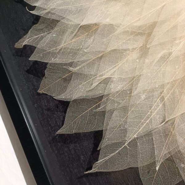 ⁦Stacked Leaf Veins Flower Wlall Art⁩ - الصورة ⁦3⁩
