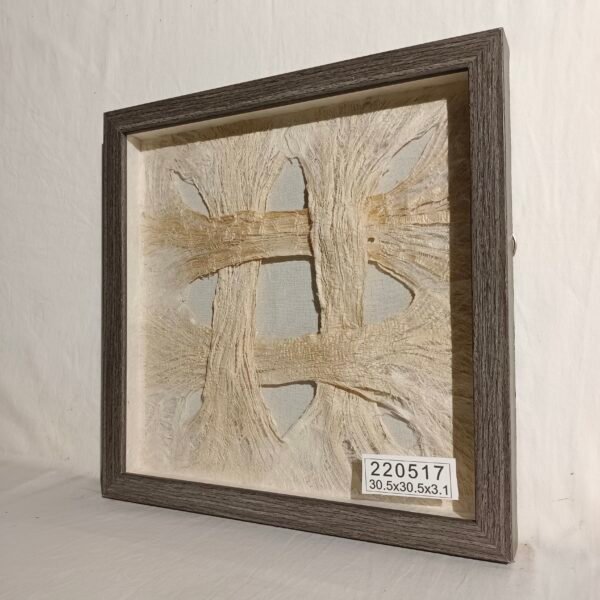 Handmade Bark Weaving Wall Art - Image 2