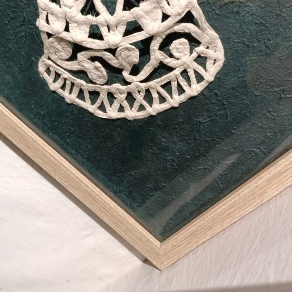 ⁦Paper Weaving Bell Wall Art⁩ - الصورة ⁦3⁩