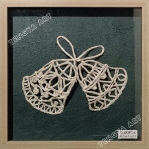 Paper Weaving Bell Wall Art