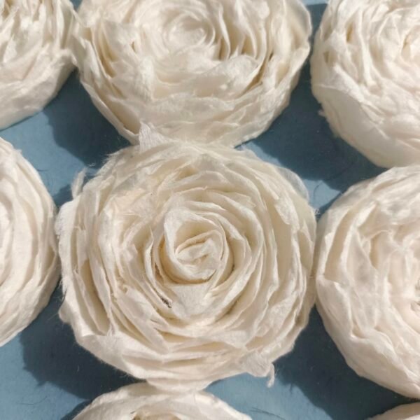 Handmade Stacking Paper Rose Wall Art - Imagen 4