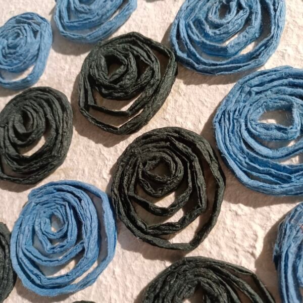 Line Stacking Paper Rose Wall Art - Imagen 2