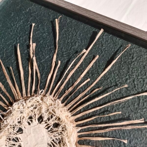 ⁦Tree Bark Sun Shaped Wall Art⁩ - الصورة ⁦2⁩