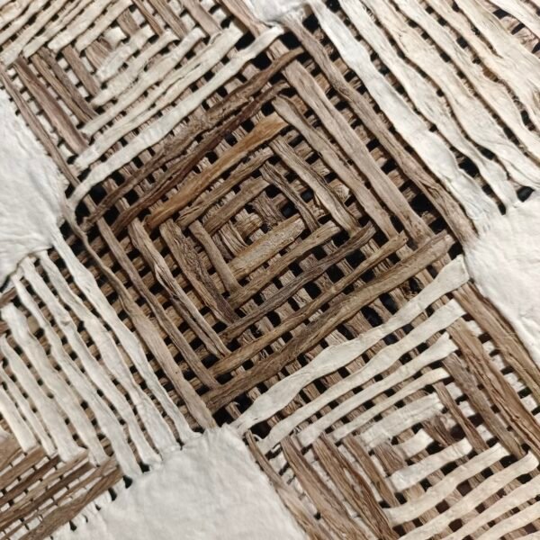 ⁦Geometric Weaving Texture Paper Wall Art⁩ - الصورة ⁦4⁩