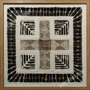 Geometric Weaving Texture Papel Pintado