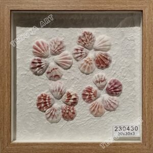 Shell Flower Decoration 3D Wall Art