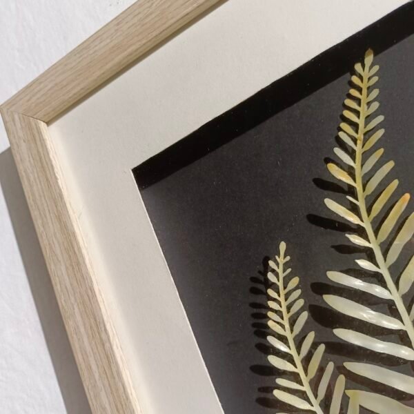 ⁦Plastic Fern Leaf Wall Art⁩ - الصورة ⁦3⁩