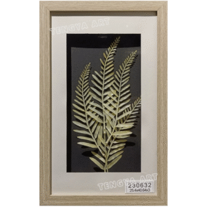 Plastic Fern Leaf Wall Art