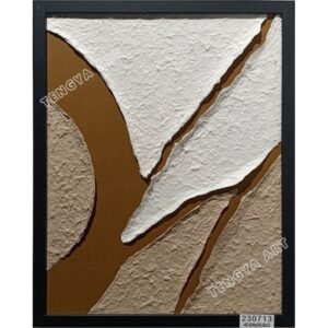 Paper Based Minimalist Pleated Wall Art