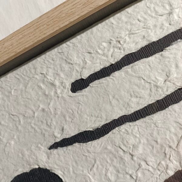 Paper Geometric Collage Wall Art - Image 3