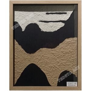 Paper Geometric Collage Wall Art
