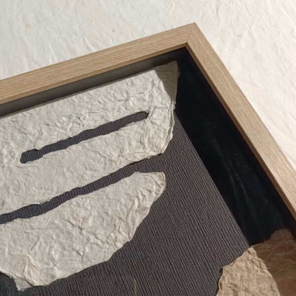 Paper Geometric Collage Wall Art - Image 2