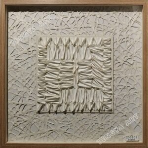 Tree Bark & Paper Collage Wall Art