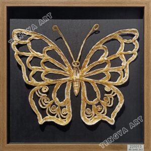 Mariposa de papel hecha a mano 3D Wall Art