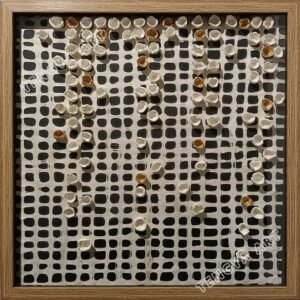 Tree Bark & Paper Weaving Splicing Wall Art