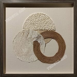 Multi Material Collage Wall Art