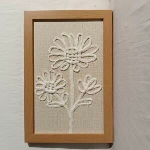 Paper Woven Flower Wall Art