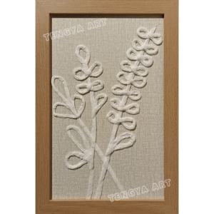 Plantas de papel tejidas a mano