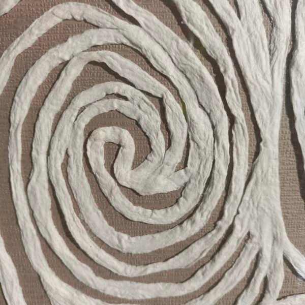 ⁦Paper Abstract Lines Vortex Wall Art⁩ - الصورة ⁦2⁩