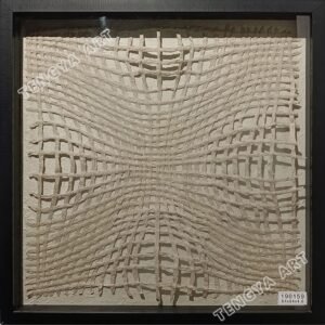 Paper Line Weaving Texture Wall Art