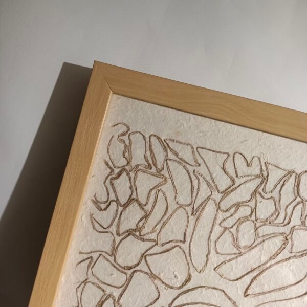 Paper Abstract Line Pattern Wall Art - Imagen 2