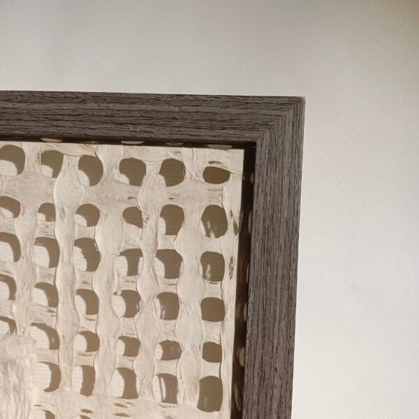 ⁦Bark Grid And Paper Line Wall Art⁩ - الصورة ⁦2⁩