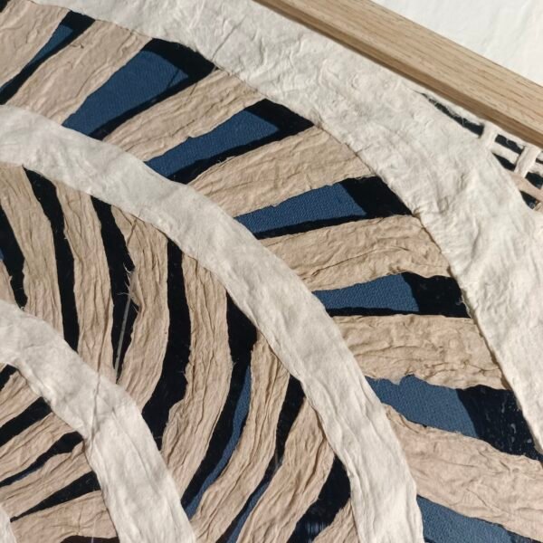 ⁦Double Color Paper Art Spiral Wall Art⁩ - الصورة ⁦2⁩