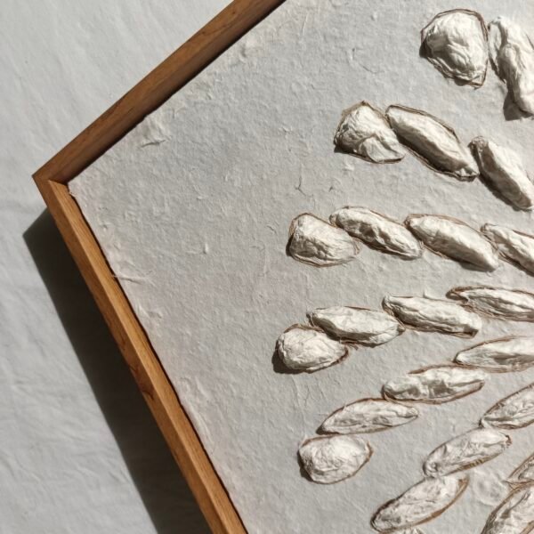 Paper Handmade Spiral Abstract Wall Art - Imagen 4