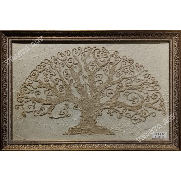 Original Color Paper Retro Tree Shaped Wall Art
