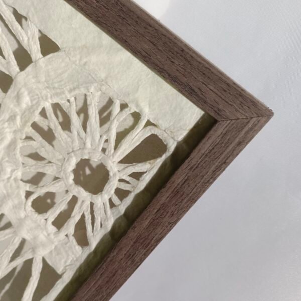 ⁦Artistic Floral Paper Wall Art⁩ - الصورة ⁦4⁩