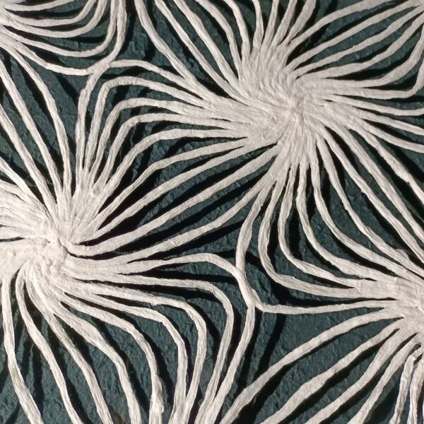 ⁦Abstract Swirl Textured Paper Wall Art⁩ - الصورة ⁦3⁩