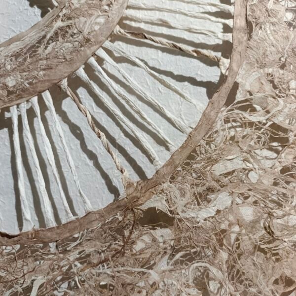 ⁦Tree Bark Moon Weaving Wall Art⁩ - الصورة ⁦3⁩
